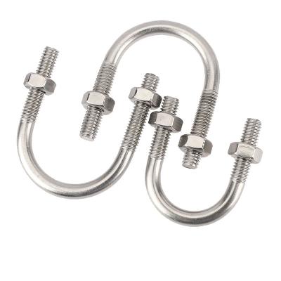 China Stainless Steel Stainless Steel U Bolt Din3570 U-screw With Nut for sale