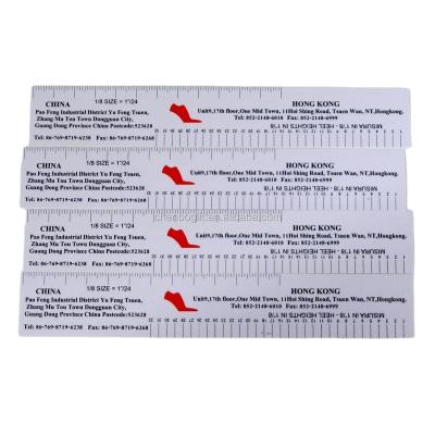China Plastic Promotional Gifts PVC Flexible Ruler, Printing 2 Sides 15cm -30cm Height PVC Plastic Ruler for sale