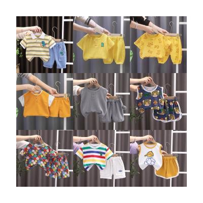 China Best Quality 100% Cotton Selling Casual Boutique Children's Clothing Sets Boys Sets for sale