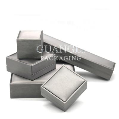China Newest Customized High End Leather PU Jewelry Packaging Boxes Set Box for sale