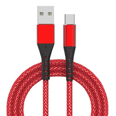 China MP3/MP4 Fast Charging Player 2019LAIMODA Usb 3A Mobile Phone Charger Wholesale Fishing Net Line Braided Cable for sale