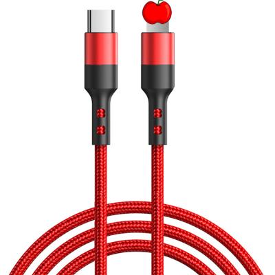 China 20W 3A Cable Manufacture 2m/3m/6ft/10ft Fast Charging Nylon Braided PD 20W Cable Phone i Charger Cable for sale