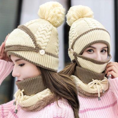 China 2021 Winter Winter Hat Women's Winter Hat Women's COMMON Outdoor Cycling Knitted Warm Hat for sale