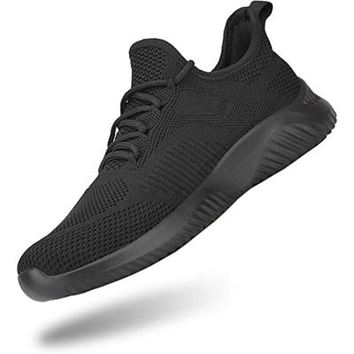 China Fashion Trend New High Quality Custom Black Knitting Running Men's Sports Shoes for sale