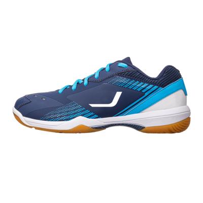 China High Quality Custom Logo Professional Indoor Blue Sports Logo Rubber Training Badminton Shoes For Men for sale