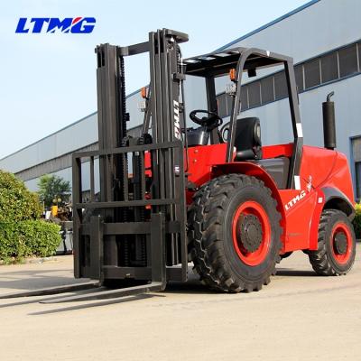 China Manufacturing Plant LTMG 3.0 ton 3.5 ton 4x4 4WD all four 4 wheel drive all rough terrain forklift for sale