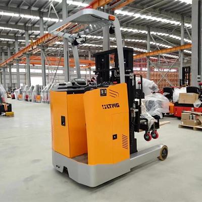 China Hotels 2024 LTMG professional forklift narrow aisle 3t 3000kg 2t 2000kg full electric high reach truck with high lifting 12m for sale