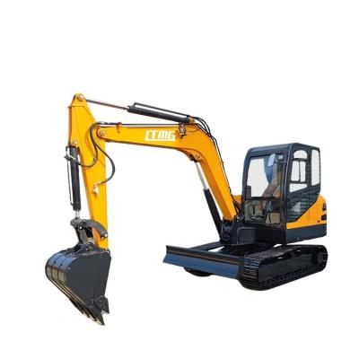 China Manufacturing Plant LTMG 6500kg 6.5 ton excavator excavating machine compactor digger for planting tree for sale