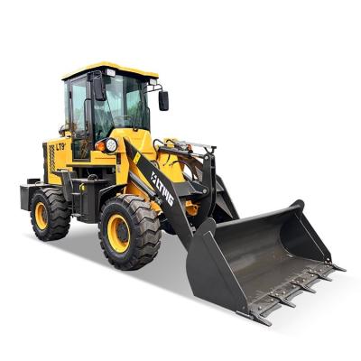 China Construction works LTMG Classical articulated Full-hydraulic wheel loader 0.8ton 1.0ton 1.2ton 1.5ton mini wheel loader with Quick hitch for sale