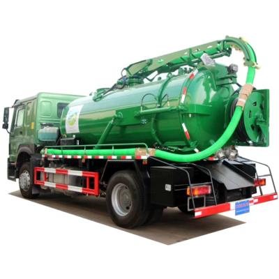 China HOWO Used Vacuum Truck Sewage Sucking Trucks, Sewage Drainage Truck, Vacuum Sewage Suction Truck for sale