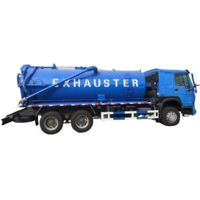 China Sino Truck Heavy duty 18 cbm 20 cbm sewage suction truck 6X4 10 wheels Vacuum Tank Truck For Sale for sale