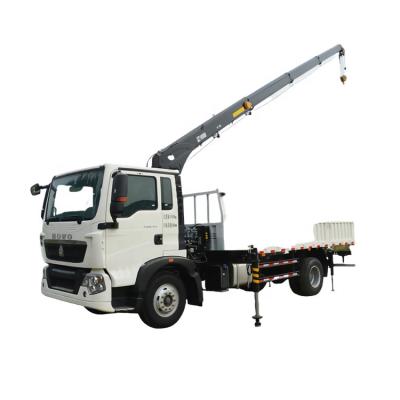 China SINOTRUK HOWO Mobile Crane Truck, 9 Ton Truck Mounted 10~12 Ton Crane CCC GCC SASO for sale