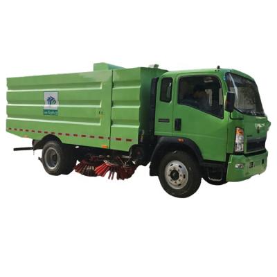 China street sweeper truck CLW 4x4 manufactured 10cbm vacuum HOWO road sweeper truck supplier & manufacturer for sale