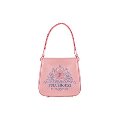 China Classic New arrival china products genuine leather shoulder bag for ladies with tooling leather craft for sale