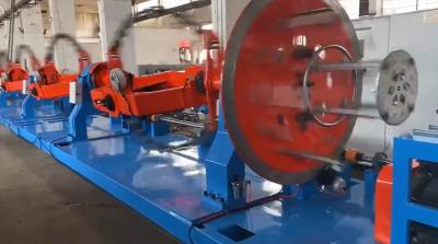 China 1250mm 1 + 4 PLC Control Cabling Machine For Physical Foam Coaxial Cable 6B 16mm for sale