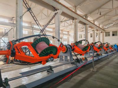 China 1000mm 1+6 PLC-besturingskabel opleggingsmachine voor het ontwrichten van fysieke schuim coaxiale draad Te koop