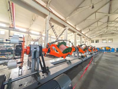 China 1000mm 1+6 PLC Control Skip Strander Machine voor Data Cable Backtwist Te koop