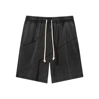 China Anti-wrinkle 2021 summer new gradient sharpening European and American Capris men's shorts for sale
