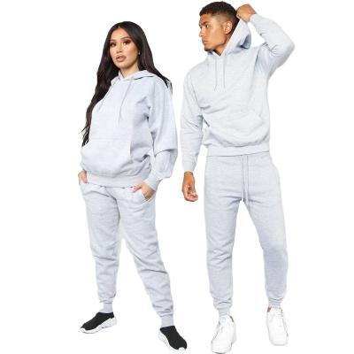 China Unisex Sustainable Custom Sweatsuits For Men And Women 2 Piece Tracksuit Sports Jogging Training Suit for sale