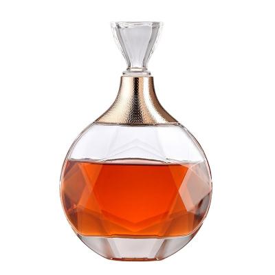 Chine Vin 250 ml 400 ml 700 ml Bouteille en verre de vin clair Mini Bouteilles de liqueur de cognac avec bouchon en verre à vendre