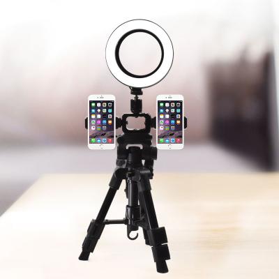 Cina Singolo treppiede di macchina fotografica del desktop di Live Ra 90 4.2ft con Selfie Ring Light Q111 in vendita