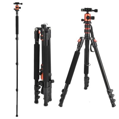 Cina carico del supporto 5KG del telefono di 1.71M Aluminum Alloy Monopod con la testa della palla in vendita