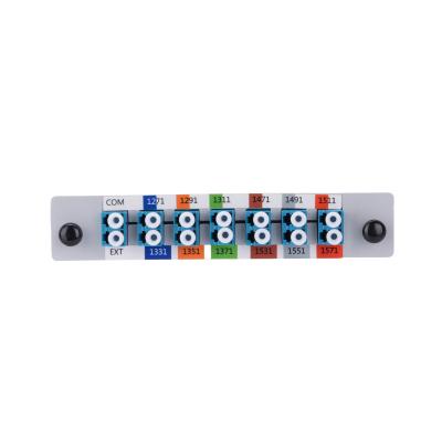China 12CH CWDM-modules 1271-1371nm, 1391-1491nm Mux/Demux enkelvoudige vezels Lage invoegverlies Hoge isolatie en directiviteit Accepteer aanpassing Te koop