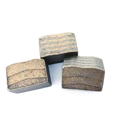 China Factory Direct Sales High Speed Machine Tool Parts Sintered Diamond Segment For Mining Granite And Marble Quarrying for sale