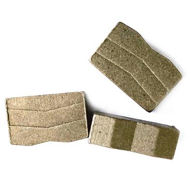 China 6.5mm High Speed M Shape Diamond Multi Blade Segment For Granite Quartzite Basalt Stone Cutting Plant Marble Making for sale