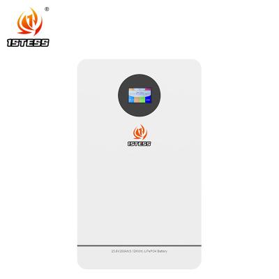 China Wall Mounted Home Energy Storage 200ah 25.6v Lithium Ion Battery with 5.12kwh for sale