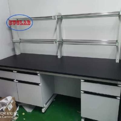 China Customized Chemistry Lab Bench Manufacturers with Multi-Functional Socket and Ceramic Valve Core Faucet for sale