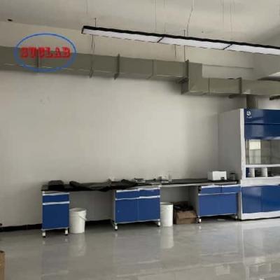 China Excellent Customer Service Multiple Cabinets and Wood Materials Chemistry Lab Workbench Solution for Advanced Laboratory Work for sale