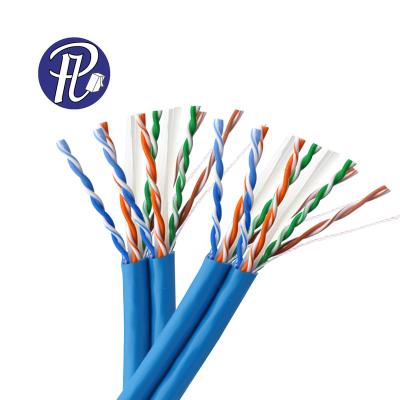 China PULLYCables Brand Double LAN Cable CAT6 UTP Indoor Network Cable Super Speed PVC 250Mhz 305m PL-LA75 for sale