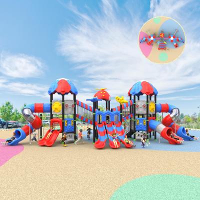 China Commercial Playground Slide 3 Years - 12 Years Commercial Preschool Playground Equipment for sale