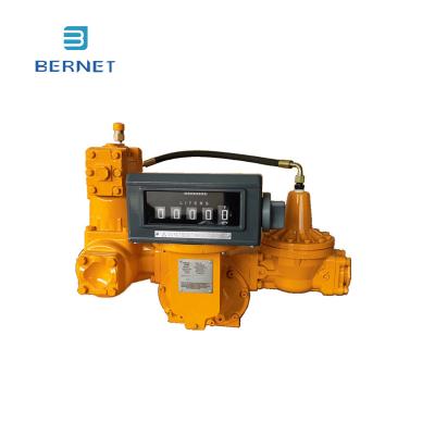 China Bernet High Accuracy High Flow Rate 50-380L/Min LPG Flow meter for LPG Dispenser for sale