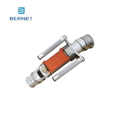 China Bernet 3 inch aluminium zwaartekracht draagbare buisstroommeter voor benzinestation Te koop
