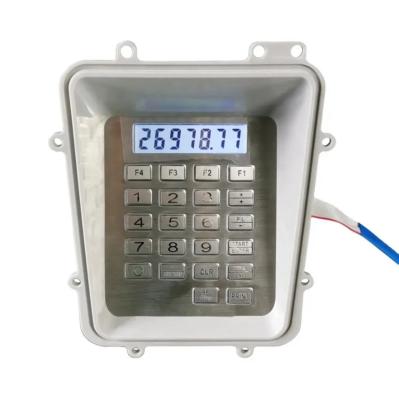 China Bernet 22 teclas teclado vertical de aço inoxidável inteligente para dispensador de combustível à venda