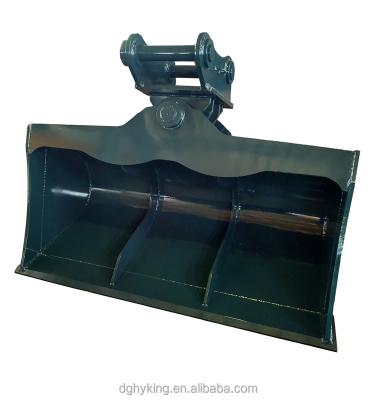 China Construction works Excavator Tilt Bucket Excavator Bucket Hot Sale Special River Cleaning Bucket for sale