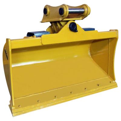 China Construction works 2000mm Wide Tilt Bucket For CAT320 Excavator With Two Cylinders for sale