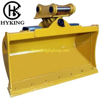 China Construction works Komatsu PC200 Excavator 1500mm Wide Tilt Bucket With Side Cutters for sale