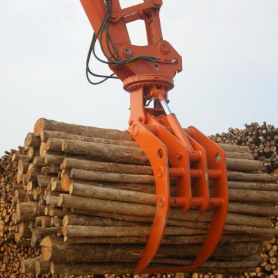 China Construction works Hydraulic OEM Excavator Grapple for sale