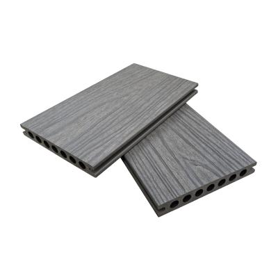 China Langlebige und stilvolle Außendecking Innovative WPC Coextrusion Decking mit UV-resistenten geringen Wartungsnutoberfläche zu verkaufen