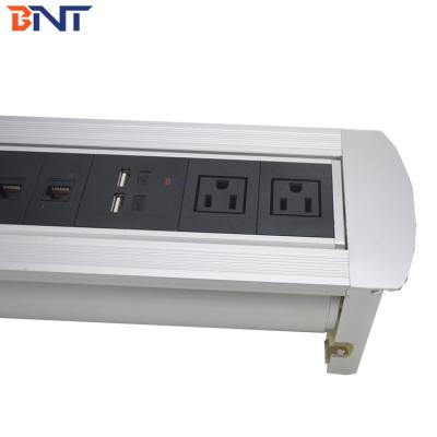 China double US power hidden desktop socket used in meeting room MK8221US for sale