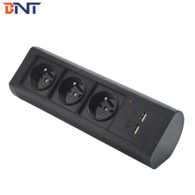 China three french power interface movable office desk socket used in conference room BTS-302FR for sale