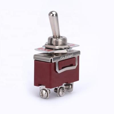 Chine Inverseur à rappel à bascule résistant avec le Pin imperméable de la position 3 de la couverture 20A 125V SPDT 3 Sur--SUR à vendre