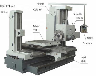 China Construction works Sale of durable using CNC horizontal floor type mounts boring head and milling machine for sale