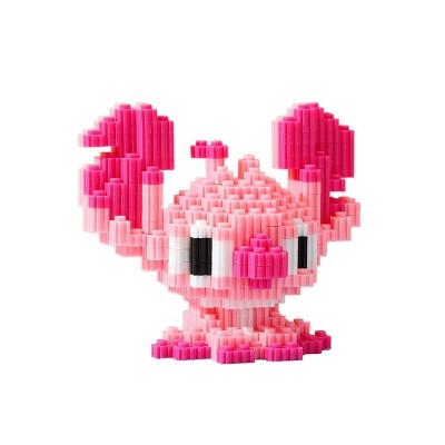 China building blocks legoing diy micro dot characters 3D building blocks Cartoon Toy Puzzle mini mini for sale
