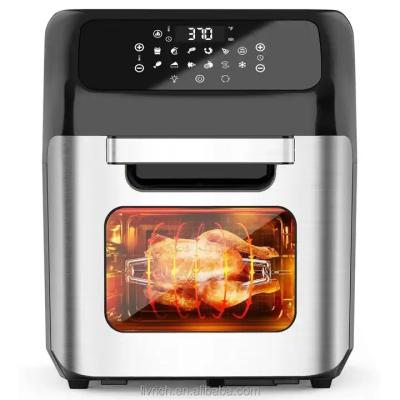 China 12L Low Fat Electric Deep Air Fryer Toaster Oven Combo for sale