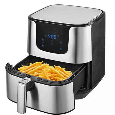 China Oil Free Stainless Steel Electric kitchenaid air fryer oven 5.5L 7L XL Digital 8 Presets Touch Screen for sale