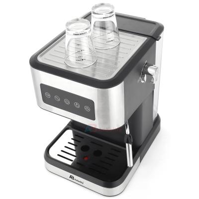 China Anbo Touch Screen Control Automatic Cappuccino Machine 20 Bar for sale